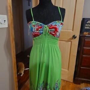 xl floral tropical dress